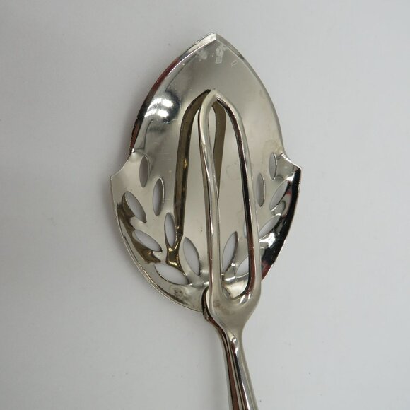 Scandinavian Antique Silver‎ Pastry Tongs Art Deco Ornate Handles Marked NH830S - Picture 9 of 12